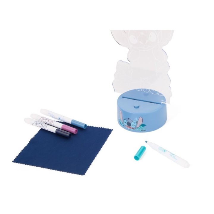 STITCH FIGURA PARA PINTAR CON LUZ LED
