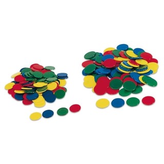 BOLSA 100 FICHAS DE COLORES 15 MM