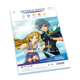BOLSAS CON CIERRE REUTILIZABLES DE MANGAS-ULTIMATE GUARD (100UDS)