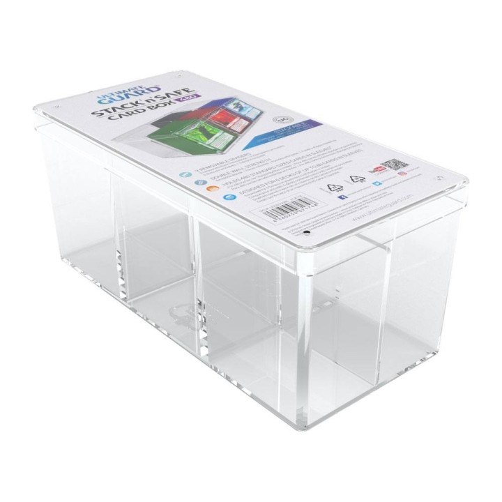 CAJA DE CARTAS METACRILATO 480 CARTAS TRANSPARENTE - ULTIMATE GUARD