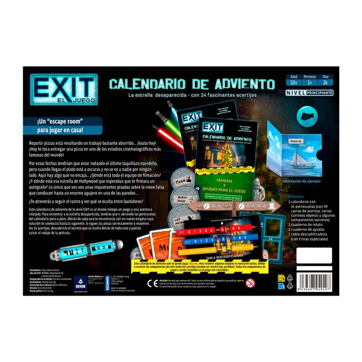 CALENDARIO DE ADVIENTO EXIT - LA ESTRELLA DESAPARECIDA