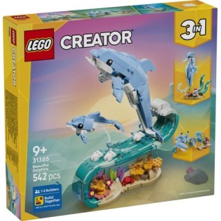 LEGO CREATOR 3 EN 1 ANIMALES MARINOS: HERMOSOS DELFINES