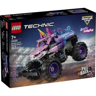 LEGO TECHNIC - MONSTER JAM™ SPARKLE SMASH™ CON MOTOR DE CARGA MANUAL