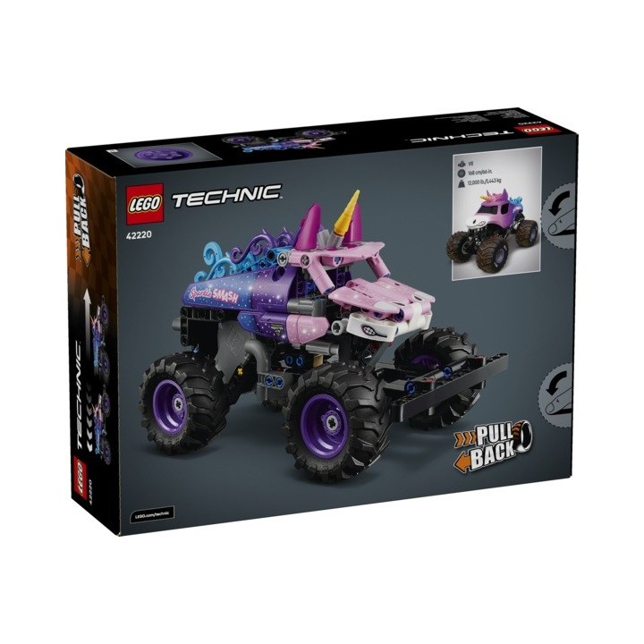 LEGO TECHNIC - MONSTER JAM™ SPARKLE SMASH™ CON MOTOR DE CARGA MANUAL