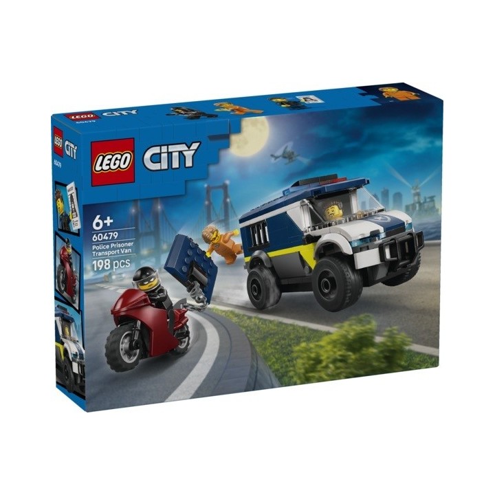 LEGO CITY - FURGONETA DE TRANSPORTE PENITENCIARIO DE POLICIA