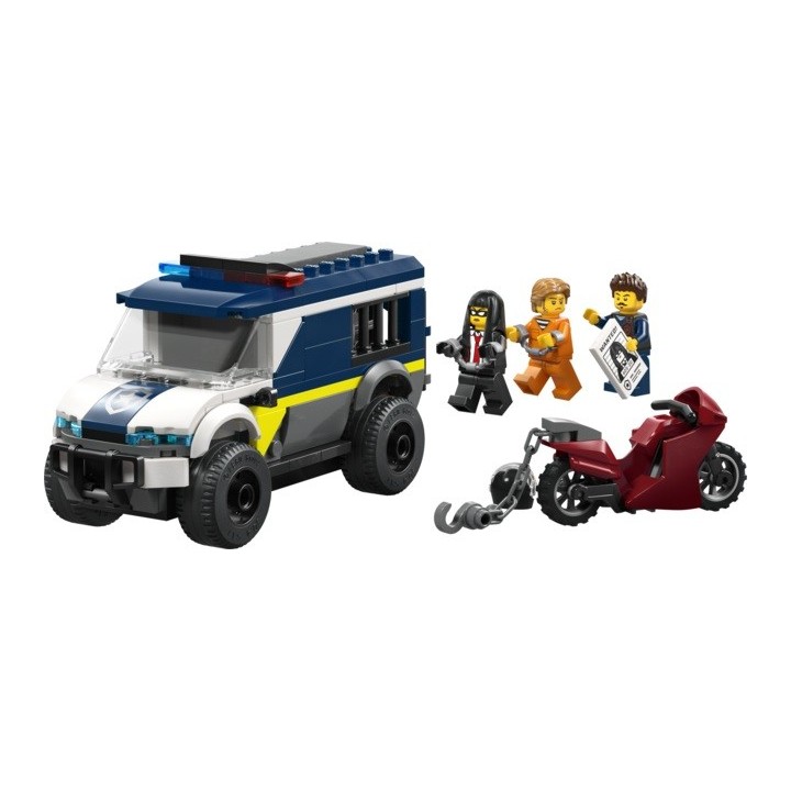LEGO CITY - FURGONETA DE TRANSPORTE PENITENCIARIO DE POLICIA