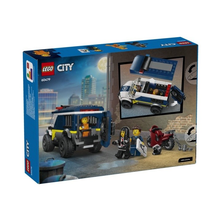 LEGO CITY - FURGONETA DE TRANSPORTE PENITENCIARIO DE POLICIA