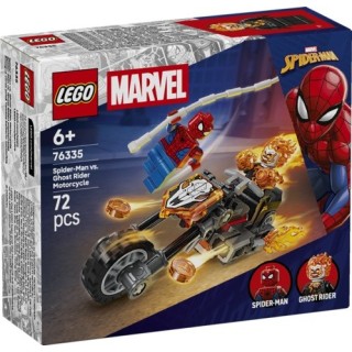 LEGO MARVEL - SPIDERMAN VS MOTO DE MOTORISTA FANTASMA