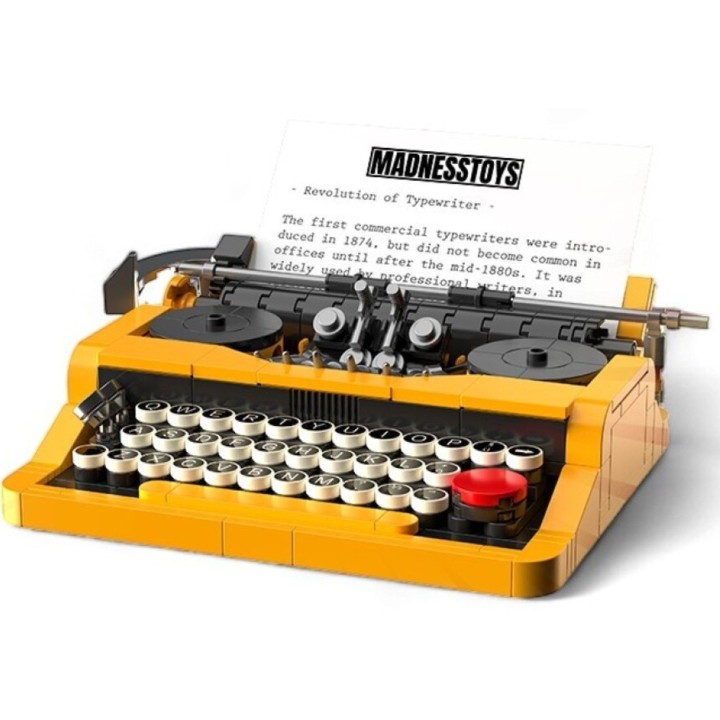 MINIATURA RETRO BRICKS - MAQUINA DE ESCRIBIR