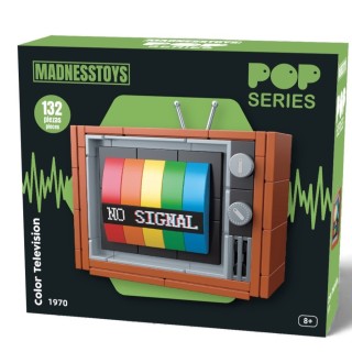 MINIATURA RETRO BRICKS - TELEVISION A COLOR