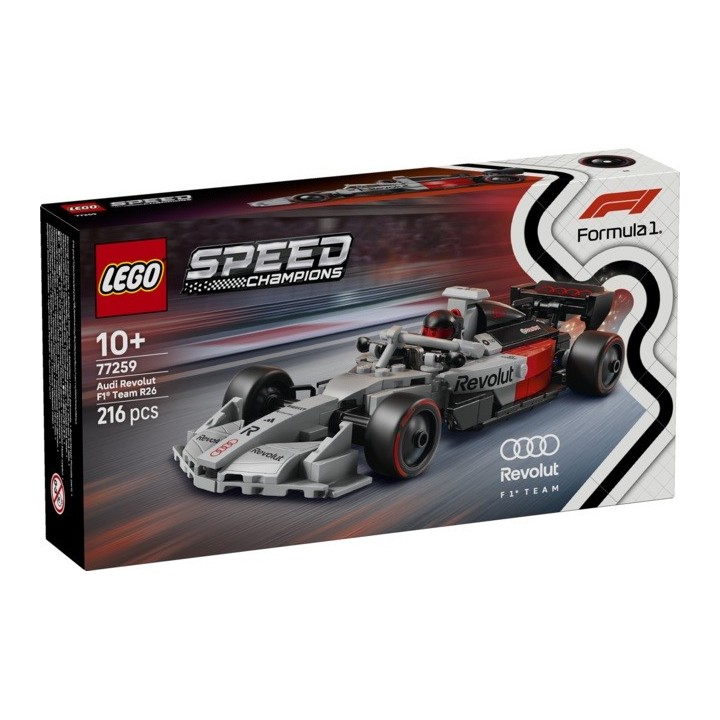 LEGO SPEED CHAMPIONS - COCHE DE CARRERAS AUDI REVOLUT F1® TEAM R26