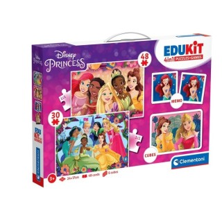 EDUKIT 4 EN 1 PRINCESAS DISNEY