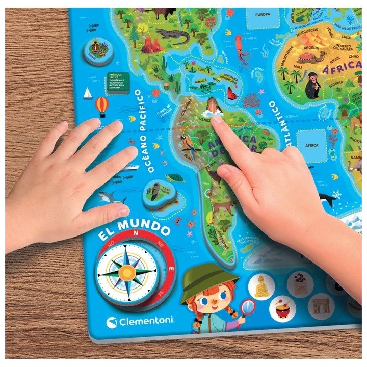 EDUCATION CLEMENTONI - PUZZLE MAGNETICO EL MUNDO