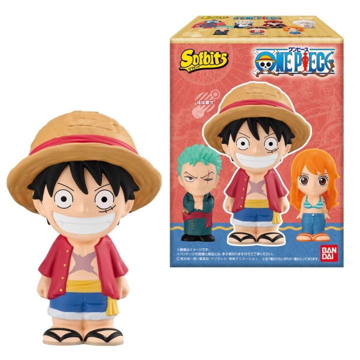 DISPLAY 10 SOFBITS ONE PIECE SURTIDO