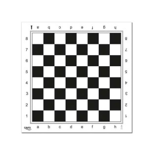 TABLERO AJEDREZ PROFESIONAL PLASTICO 45X45 CM