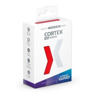 FUNDAS CORTEX TAMAÑO STANDARD 100UD - ROJO