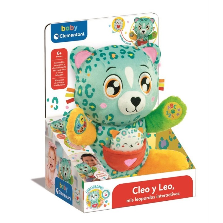 CLEO Y LEO LEOPARDOS INTERACTIVOS | Peluche | Juguete Bebé