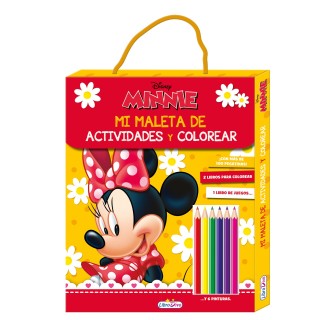 MALETA DE ACTIVIDADES Y COLOREAR MINNIE | Manualidades | Juego de Mesa Infantil