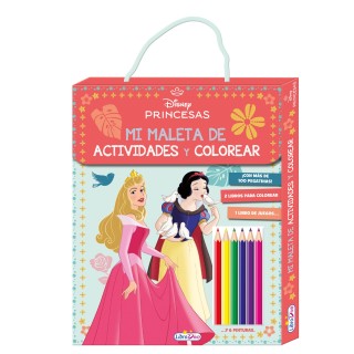 MALETA DE ACTIVIDADES Y COLOREAR PRINCESAS DISNEY | Manualidades | Juego de Mesa Infantil