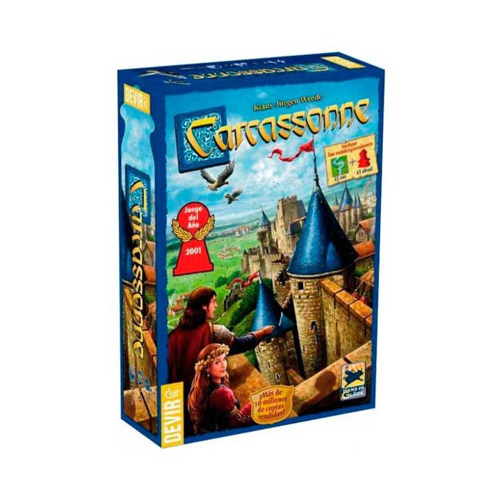 CARCASSONNE BASICO | Juego de Mesa Estrategia | Juego Clásico