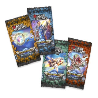 DISPLAY 24 SOBREES STAR REALMS ALERTA MAXIMA | Expansión Juego de Mesa | Juego de Cartas Familiar