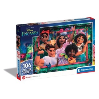 PUZZLE 104 PZAS GLITTER ENCANTO | Puzzle Lógica | Juego de Mesa Infantil