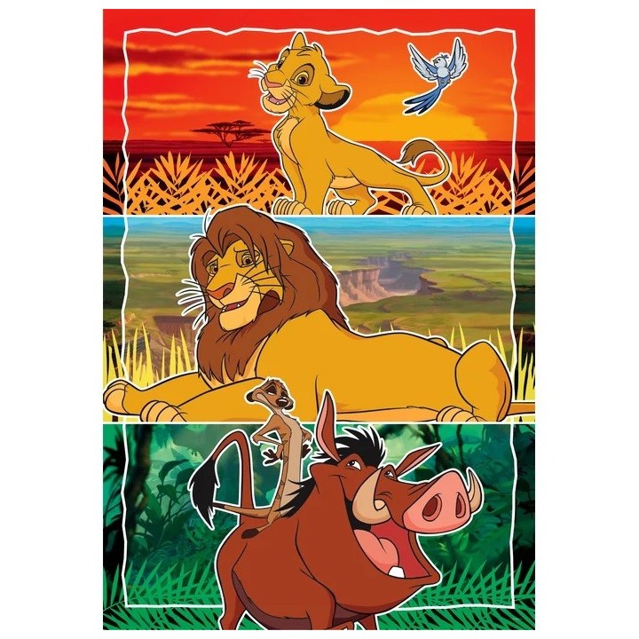 PUZZLE 3x48 PZAS DISNEY CLASICOS | Puzzle Lógica | Juego de Mesa Infantil