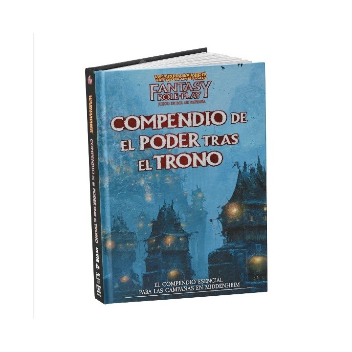 WARHAMMER: EL PODER TRAS EL TRONO COMPENDIO | Manual Rol | Accesorio Juego de Mesa