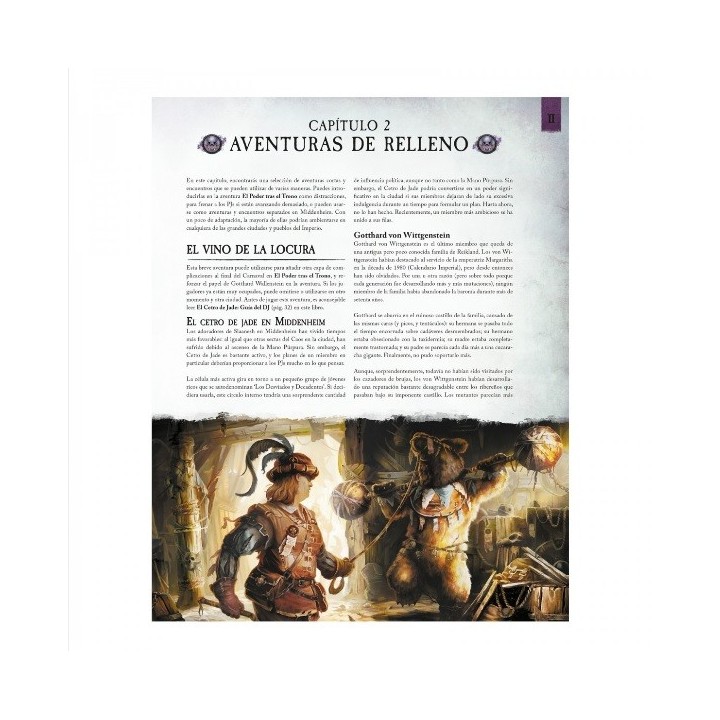 WARHAMMER: EL PODER TRAS EL TRONO COMPENDIO | Manual Rol | Accesorio Juego de Mesa