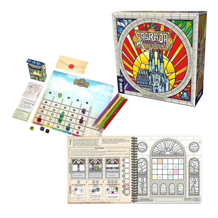 SAGRADA ARTESANOS | Juego de Mesa Estrategia | Edición Coleccionista