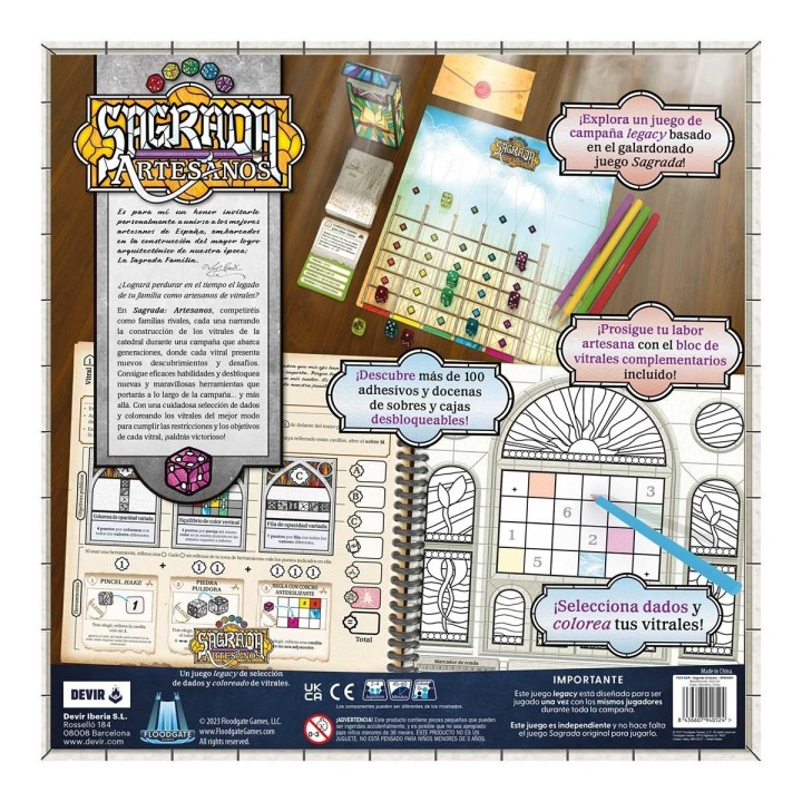 SAGRADA ARTESANOS | Juego de Mesa Estrategia | Edición Coleccionista