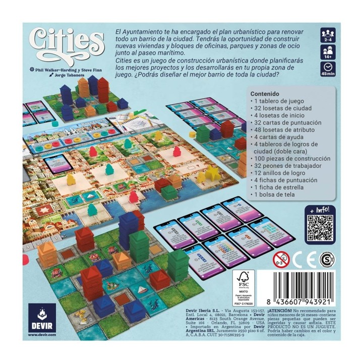 CITIES | Juego de Mesa Estrategia | Gestión de Recursos