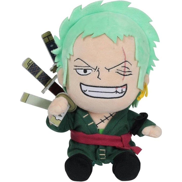 PELUCHE ONE PIECE - RORONOA ZORO 25cm | Peluche | Coleccionable