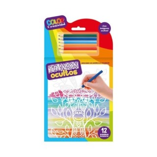 COLOR & CREATIVIDAD-BLOC TRAZOS OCULTOS | Manualidades | Juego de Mesa Infantil