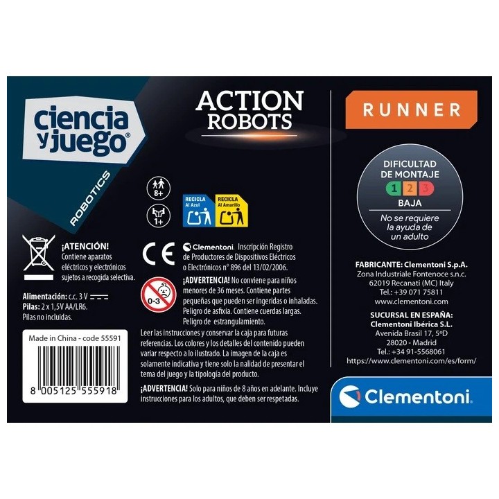ACTION ROBOTS - RUNNER | Set Construcción | Manualidades