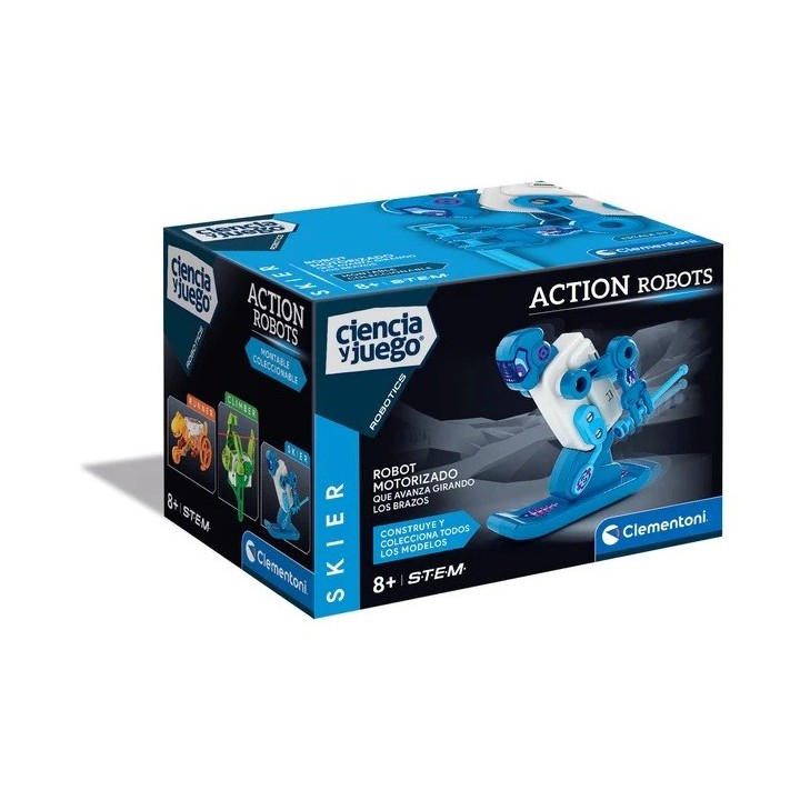 ACTION ROBOTS - ESQUIADOR | Set Construcción | Manualidades