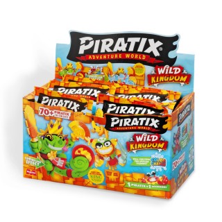 PIRATIX WILD KINGDOM - DISPLAY 24 ONE PACK | Coleccionable | Figura Acción
