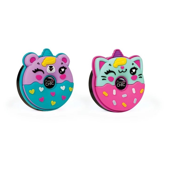 CRAZY CHIC DISPLAY 14 LOVELY ANIMAL DONUTS (ROSA) | Manualidades | Coleccionable