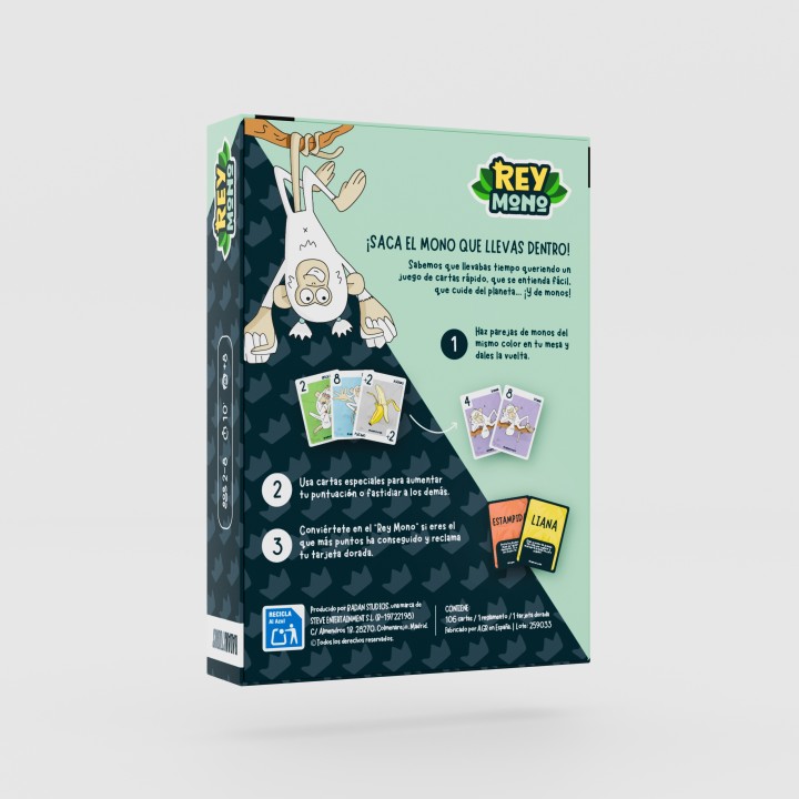 REY MONO | Juego de Mesa Estrategia | Juego de Cartas Familiar