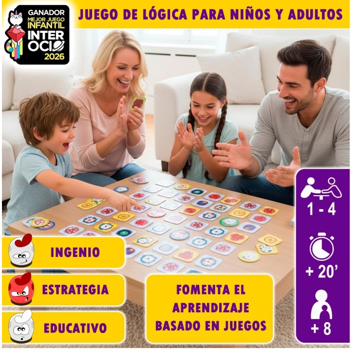 UPPLES | Juego de Cartas Familiar | Juego de Mesa Estrategia