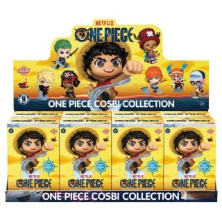 DISPLAY 8 FIGURAS ONE PIECE COSBI COLLECTION | Coleccionable | Figura Acción