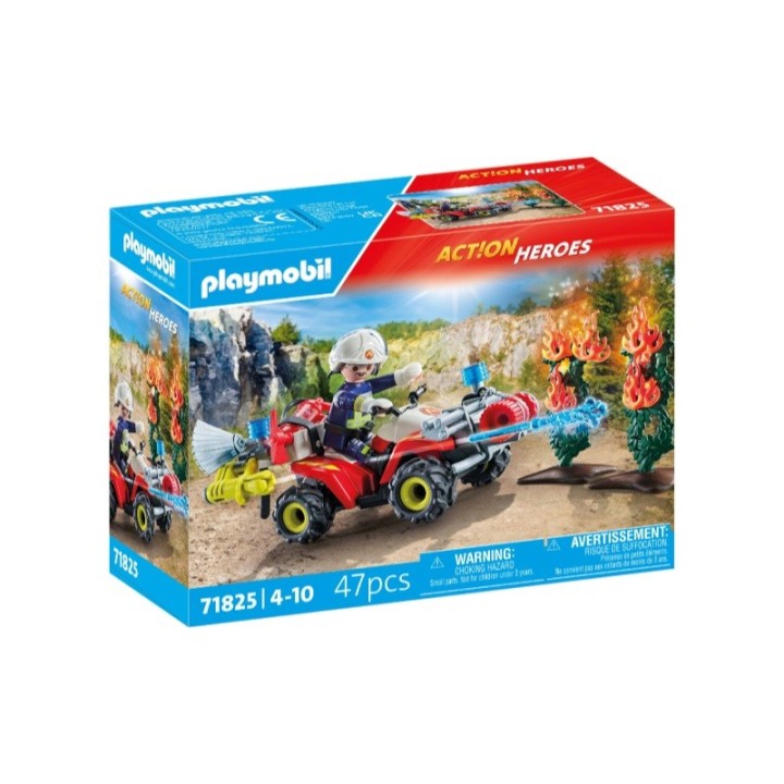 CITY ACTION QUAD DE BOMBEROS | Set Construcción | Figura Acción