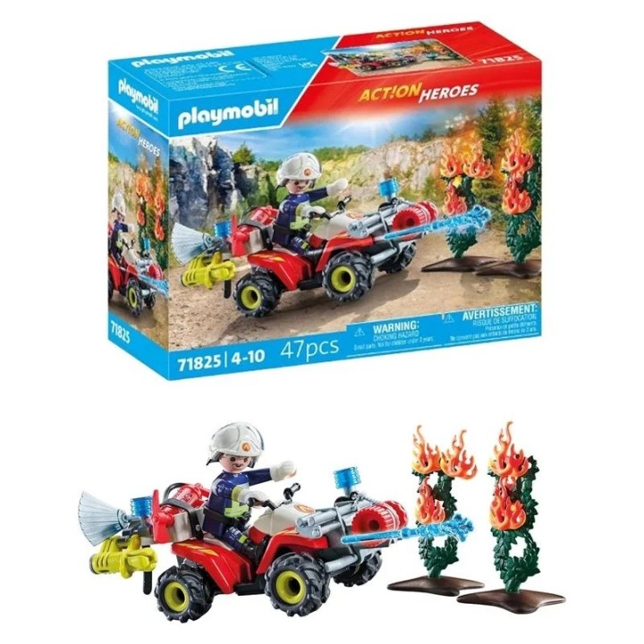 CITY ACTION QUAD DE BOMBEROS | Set Construcción | Figura Acción