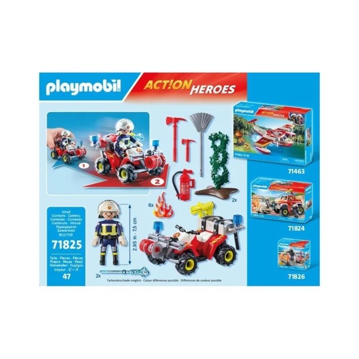 CITY ACTION QUAD DE BOMBEROS | Set Construcción | Figura Acción