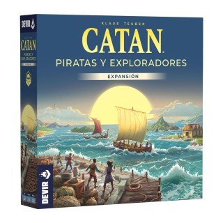 CATAN PIRATAS Y  EXPLORADORES | Expansión Juego de Mesa | Juego de Mesa Estrategia