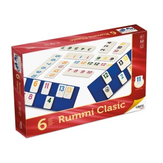 RUMMI CLASIC 6 JUGADORES | Juego Clásico | Juego de Mesa Estrategia