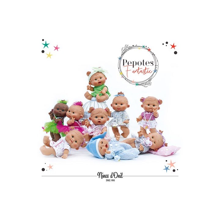 EXPOSITOR 8 PEPOTES FUNTASTIC (OJOS MOVILES) -434- | Coleccionable | Peluche