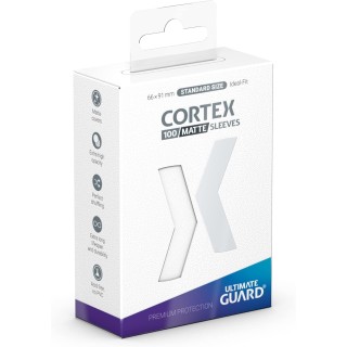 FUNDAS CORTEX TAMAÑO STANDARD 100UD - BLANCO MATE | Protector Cartas | Accesorio Juego de Mesa