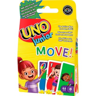 JUEGO UNO - JUNIOR MOVE! | Juego de Cartas Familiar | Juego de Mesa Infantil