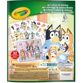 LIBRO PARA COLOREAR + STICKERS BLUEY | Manualidades | Coleccionable